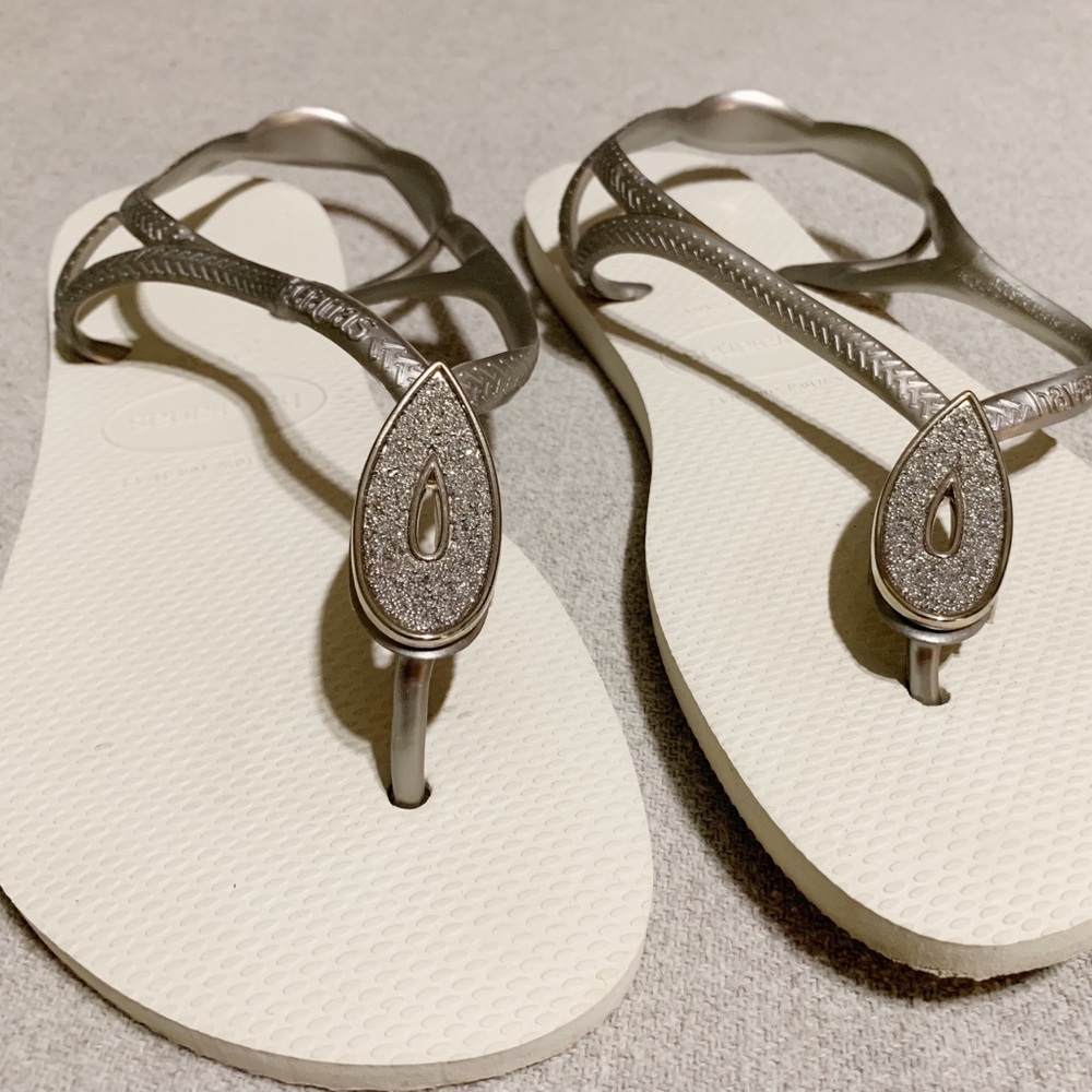 Havaianas Luna Special Crystal Glam Sandals